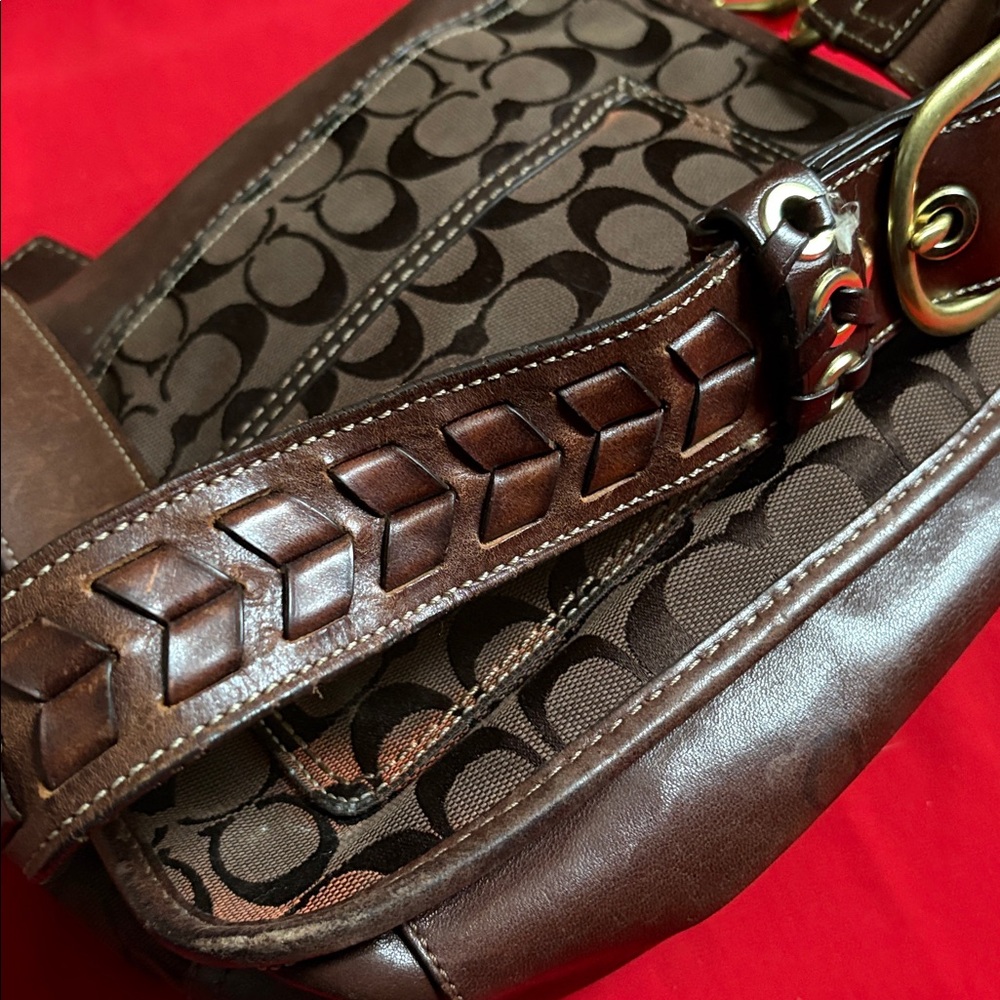 Coach Bleeker mahogany satchel bag 11434. - Picture 13 of 13